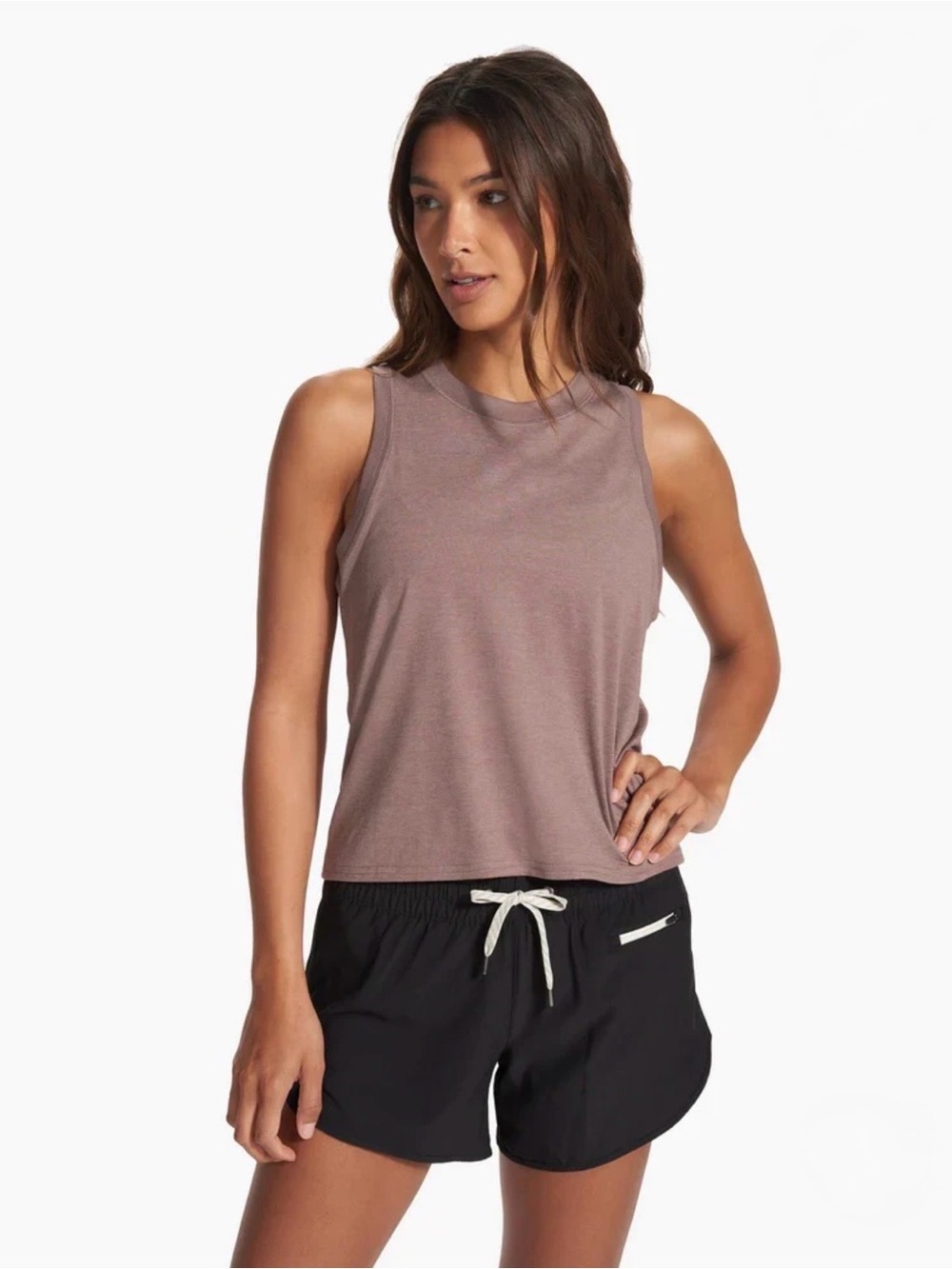 Vuori Energy Top in Hazel Heather